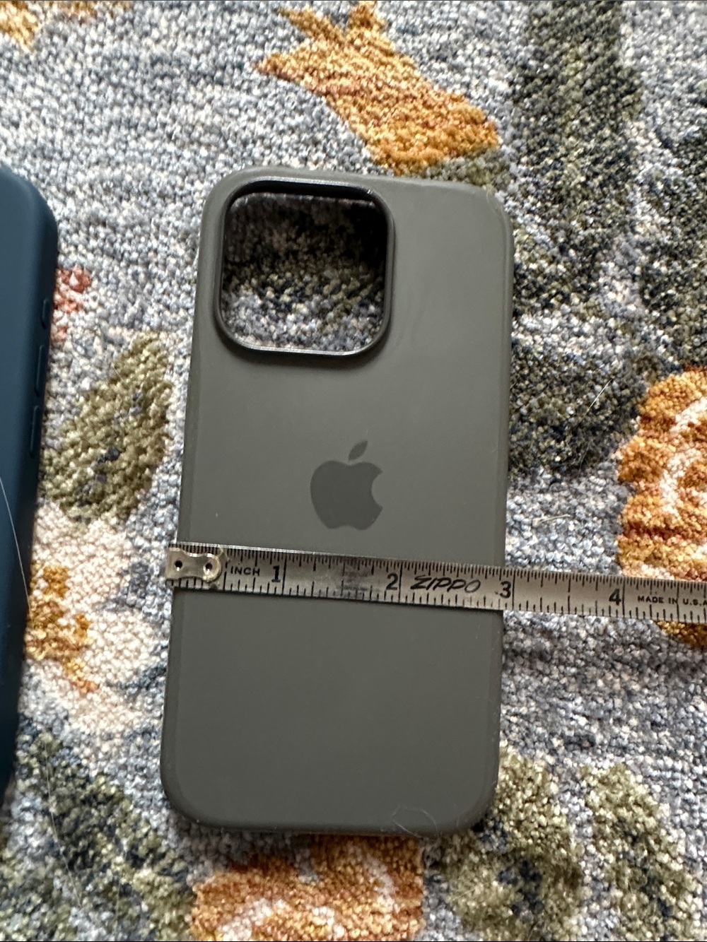 Apple MagSafe iPhone 13 Pro Silicone Cases in Navy & Grey - Picture 6 of 6
